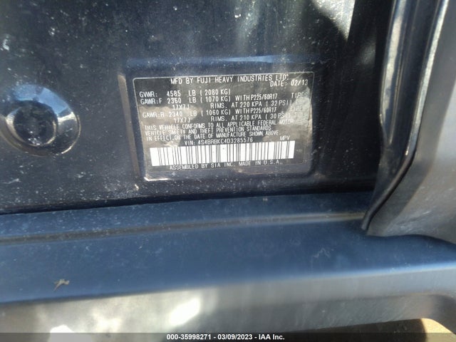 Subaru Outback 2.5i Limited 2013 4S4BRBKC4D3285576 Image 10