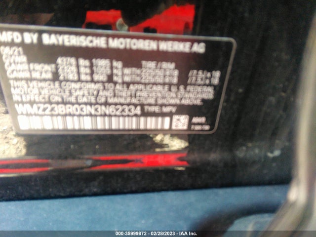 2022 Mini Countryman, VIN: WMZ23BR03N3N62334