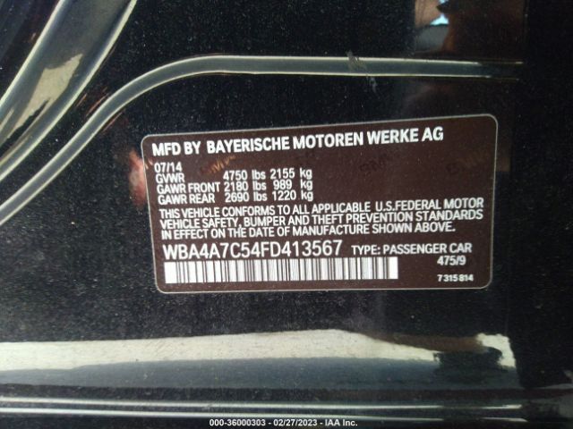 WBA4A7C54FD413567 BMW 4 Series 428i Xdrive