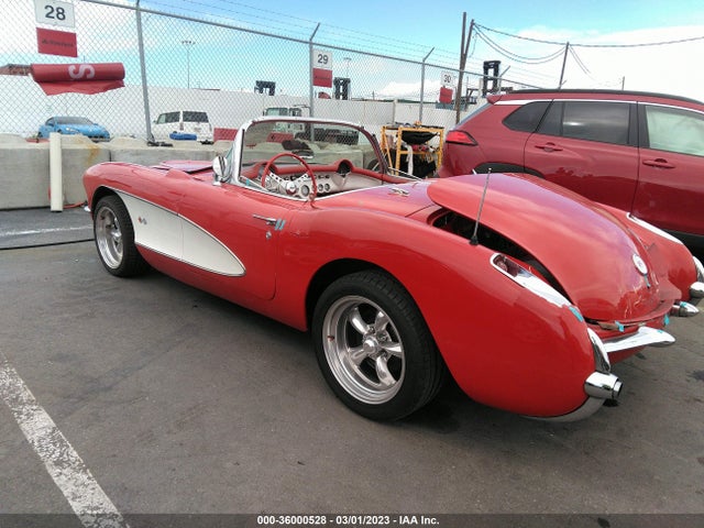 1957 CHEV CORVETTE VIN: E57S100238