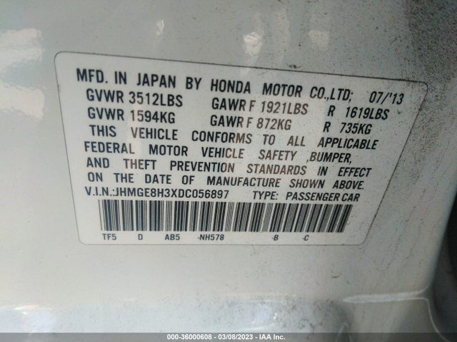 Honda Fit 2013 JHMGE8H3XDC056897 Image 11