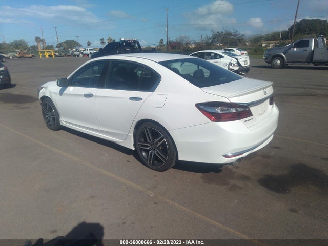 2016 HONDA ACCORD SEDAN SPORT VIN: 1HGCR2F56GA232089