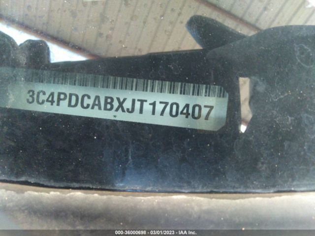 3C4PDCABXJT170407 Dodge JOURNEY SE