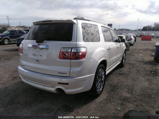 2012 Gmc Acadia Denali მანქანა იყიდება აუქციონზე, vin: 1GKKVTED8CJ241279, აუქციონის ნომერი: 36000750