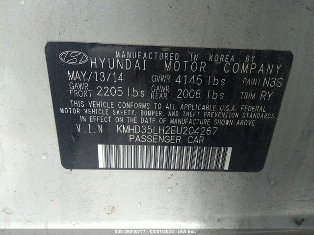 Hyundai ELANTRA GT 2014 KMHD35LH2EU204267 Image 9