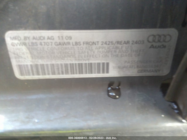 WAUAFAFL8AN035347 Audi A4 2.0t Premium