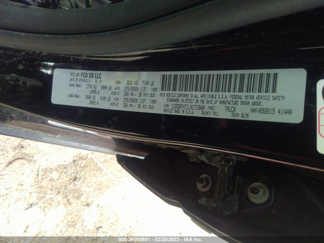 1C6SRFHT1LN171600 RAM 1500 Limited
