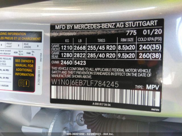 W1N0J6EB7LF784245 Mercedes-Benz Glc Amg Glc 43