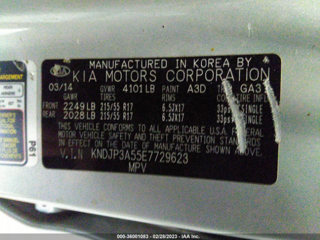 KNDJP3A55E7729623 KIA SOUL +