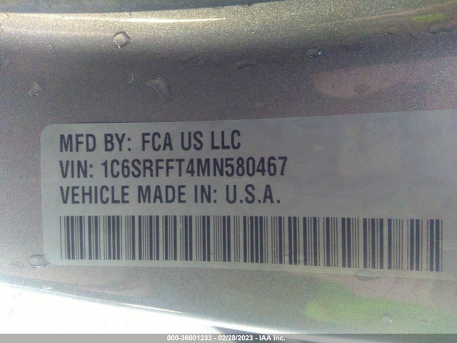 RAM 1500 Lone Star 2021 1C6SRFFT4MN580467 Image 10