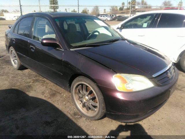 2001 HONDA CIVIC EX VIN: 2HGES25701H555238