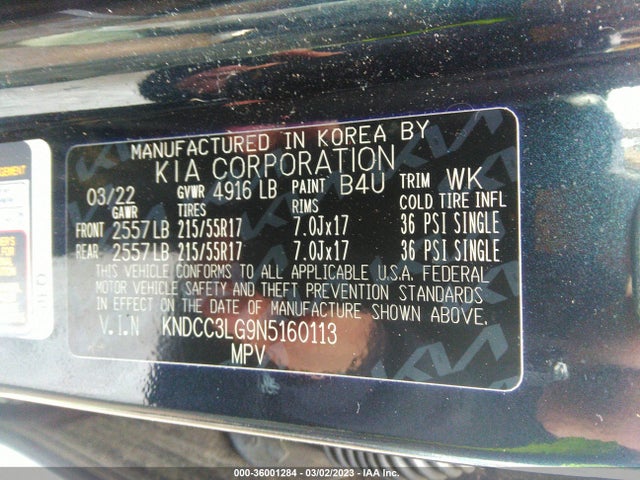 2022 Kia Niro, VIN: KNDCC3LG9N5160113