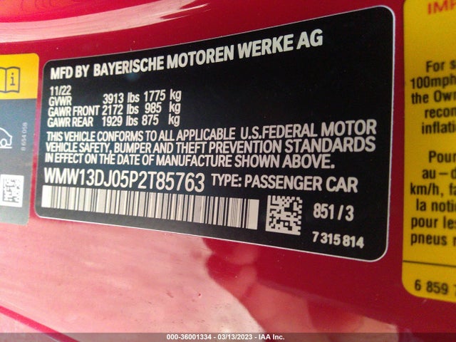2023 Mini Hardtop, VIN: WMW13DJ05P2T85763