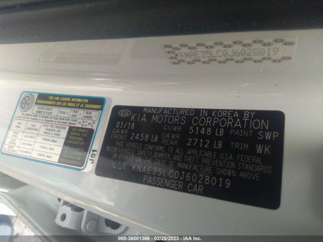 KNAE35LC0J6028019 KIA STINGER GT