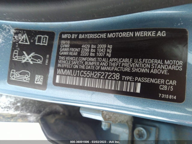 2017 Mini Clubman, VIN: WMWLU1C55H2F27238