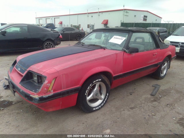 1986 FORD MUSTANG LX/GT VIN: 1FABP27M8GF297394
