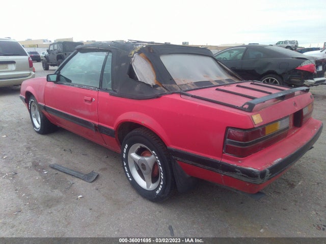 1986 FORD MUSTANG LX/GT VIN: 1FABP27M8GF297394