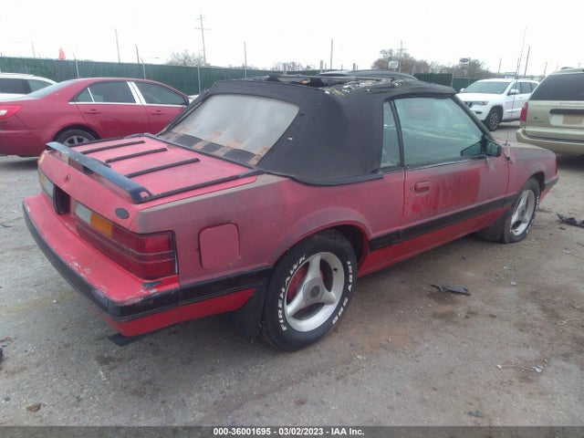 1986 FORD MUSTANG LX/GT VIN: 1FABP27M8GF297394