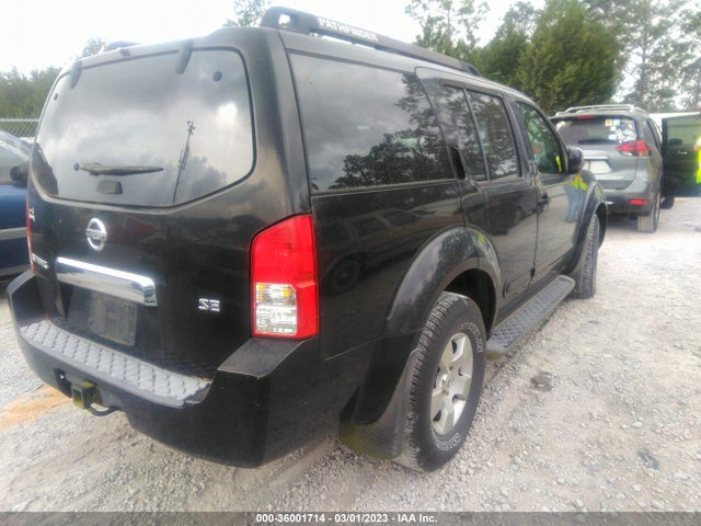 2007 NISSAN PATHFINDER SE VIN: 5N1AR18U07C628507