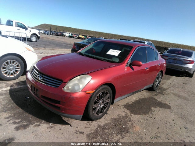 2003 INFINITI G35 SEDAN VIN: JNKCV51E03M005264