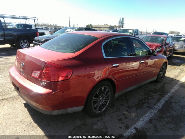 2003 INFINITI G35 SEDAN VIN: JNKCV51E03M005264