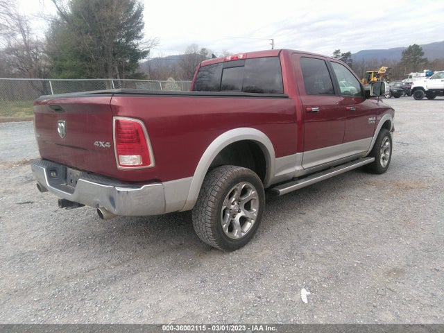 2014 RAM 1500 LARAMIE VIN: 1C6RR7VT7ES151655
