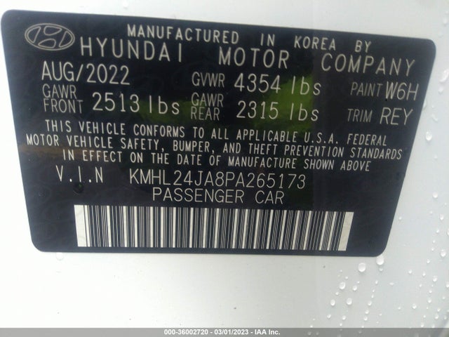 Hyundai SONATA SE 2023 KMHL24JA8PA265173 Image 9