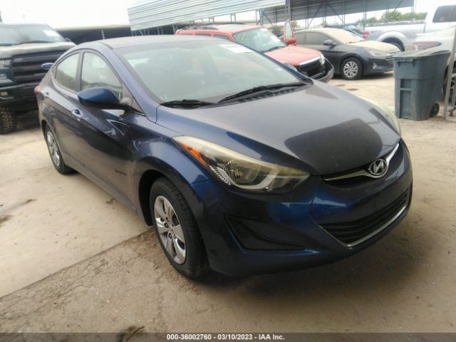 Hyundai ELANTRA SE 2016 5NPDH4AE6GH782815 Image 1