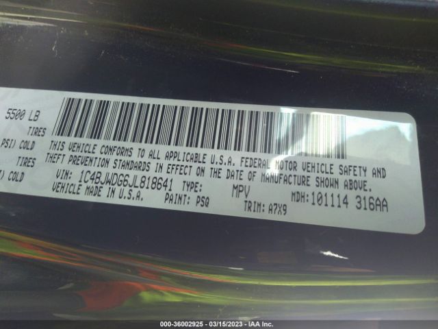 1C4BJWDG6JL818641 Jeep Wrangler Jk Unlimited Sport S