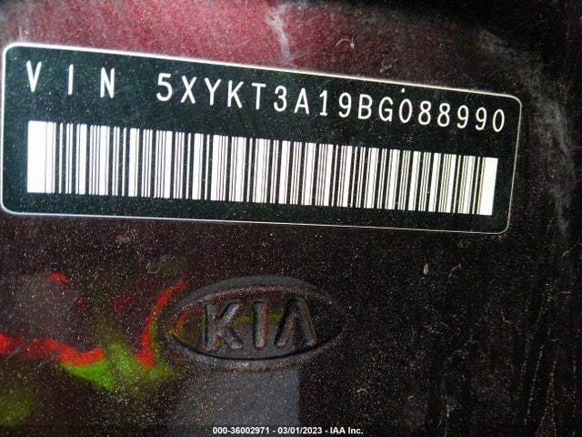 KIA SORENTO LX 2011 5XYKT3A19BG088990 Image 11