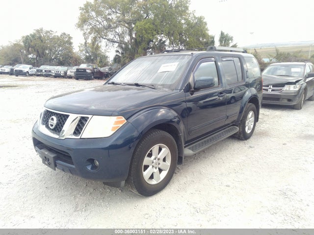 2008 NISSAN PATHFINDER SE VIN: 5N1AR18U68C613396