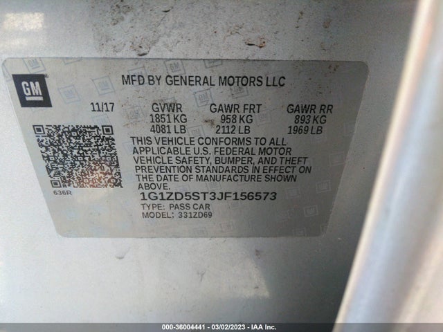 Chevrolet MALIBU LT 2018 1G1ZD5ST3JF156573 Image 10