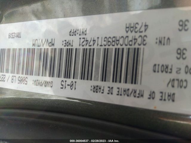 3C4PDCAB9GT147421 Dodge Journey Canada Value Pkg