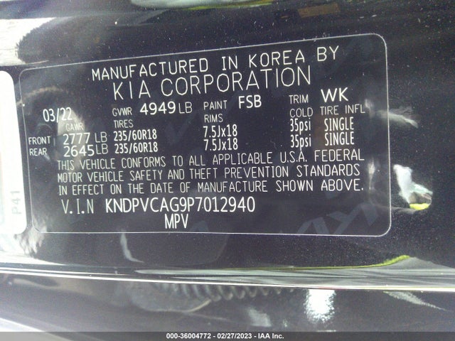2023 Kia Sportage, VIN: KNDPVCAG9P7012940