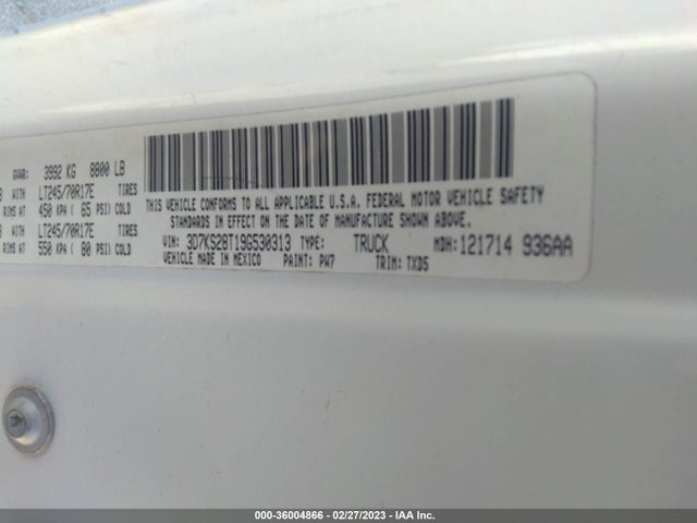 Dodge Ram 2500 St 2009 3D7KS28T19G530313 Image 10