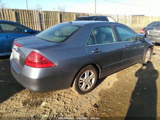 2007 HONDA ACCORD SDN EX-L VIN: 1HGCM56827A040260