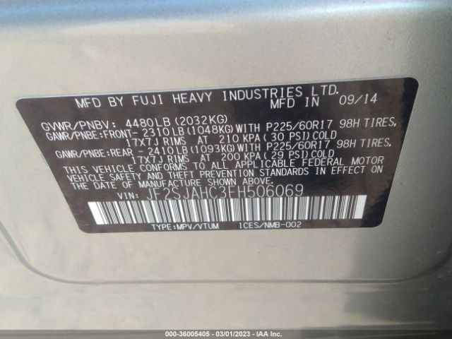 JF2SJAHC3FH506069 Subaru Forester 2.5i Limited