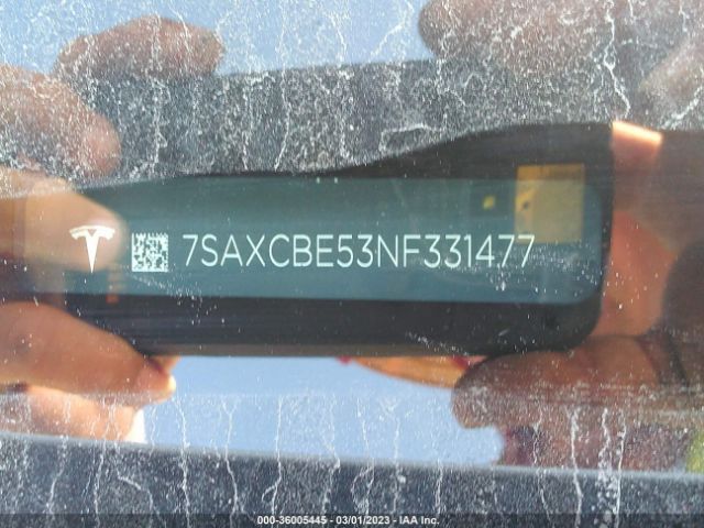7SAXCBE53NF331477 Tesla MODEL X