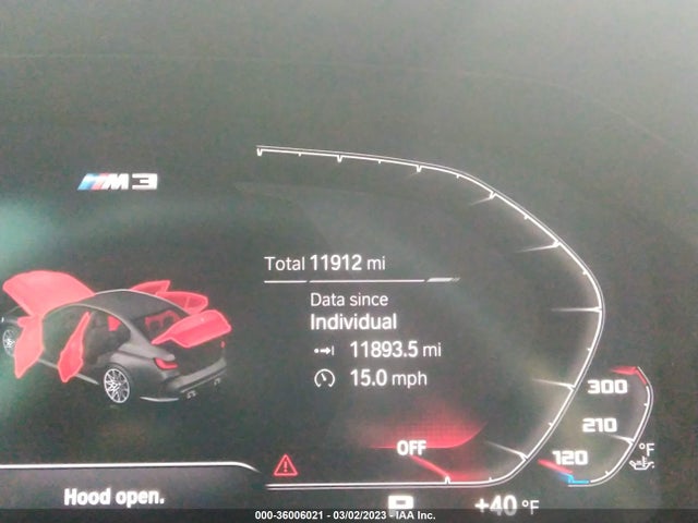 2022 BMW M3, VIN: WBS43AY04NFM39931