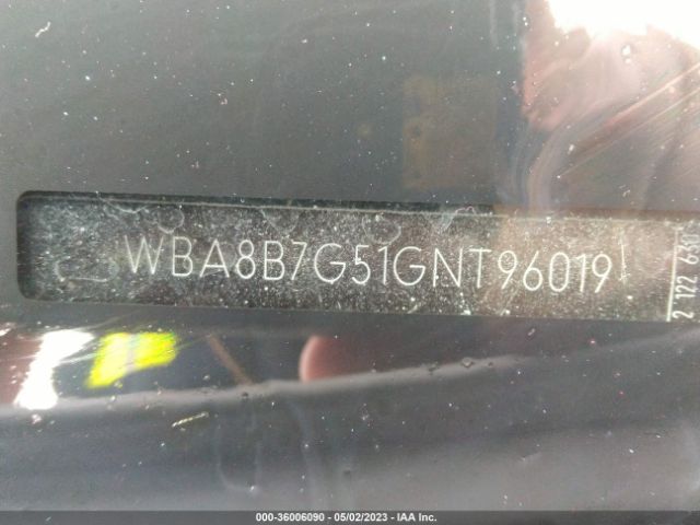 WBA8B7G51GNT96019 BMW 3 Series 340i Xdrive