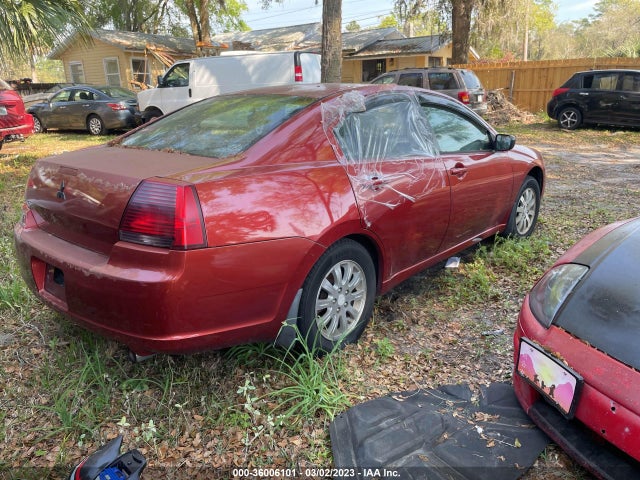 2008 MITSUBISHI GALANT ES VIN: 4A3AB36F38E011727
