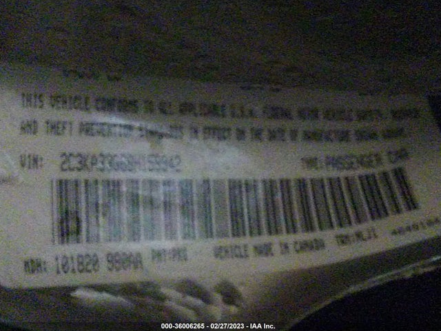2008 CHRYSLER 300 LIMITED VIN: 2C3KA33G68H159942
