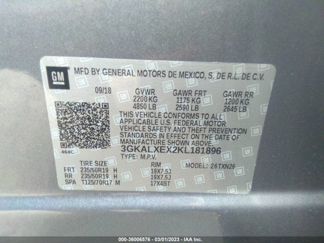 GMC Terrain Denali 2019 3GKALXEX2KL181896 Image 9