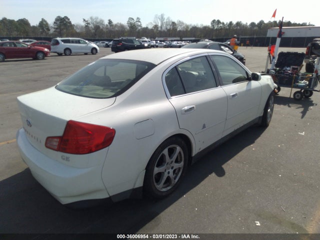 2004 INFINITI G35 SEDAN W/LEATHER VIN: JNKCV51E04M609138