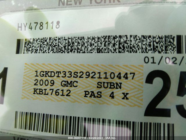 1GKDT33S292110447 GMC Envoy Sle