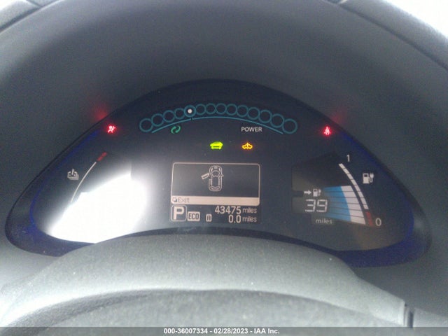 2017 NISSAN LEAF SV VIN: 1N4BZ0CPXHC301964