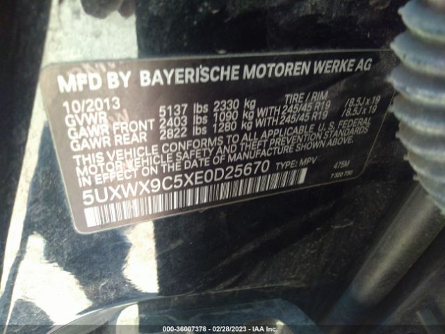 5UXWX9C5XE0D25670 BMW X3 Xdrive28i