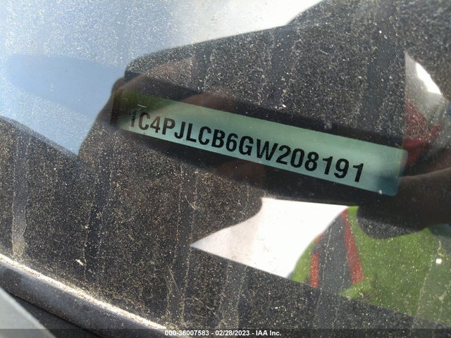 1C4PJLCB6GW208191 Jeep Cherokee Altitude