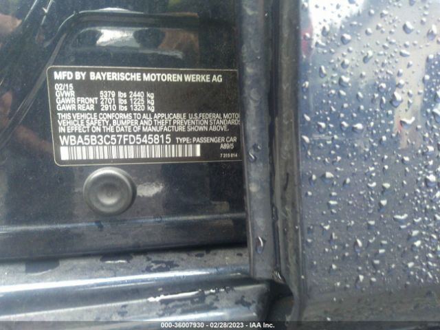 WBA5B3C57FD545815 BMW 5 Series 535i Xdrive