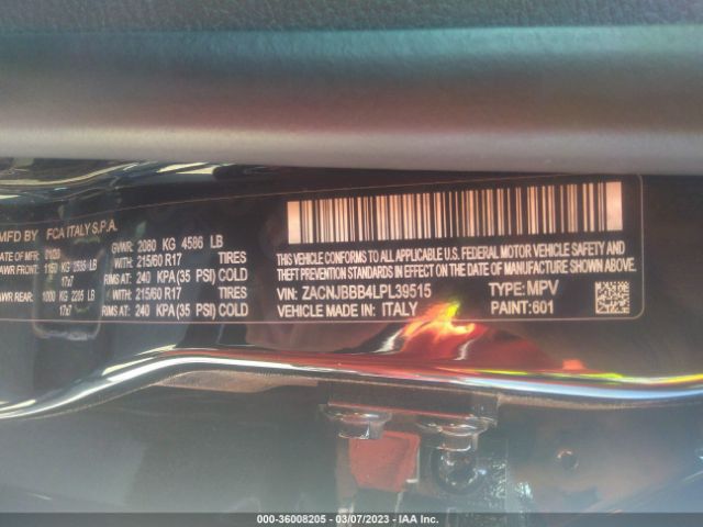 ZACNJBBB4LPL39515 Jeep Renegade Latitude